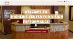 Desktop Screenshot of highlinevisionperformance.com